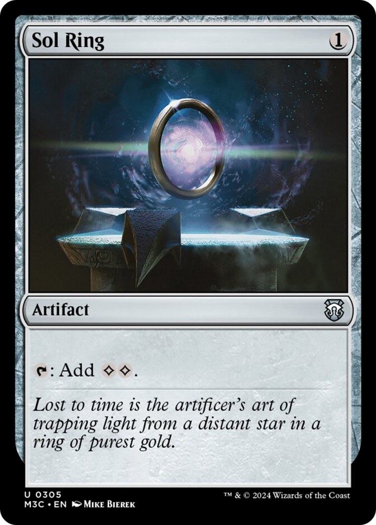 Sol Ring (Ripple Foil) [Modern Horizons 3 Commander] | PLUS EV GAMES 