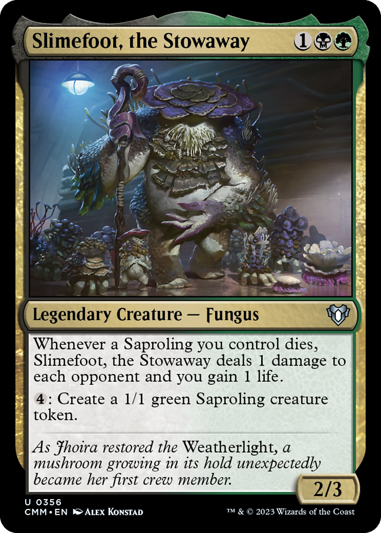 Slimefoot, the Stowaway [Commander Masters] | PLUS EV GAMES 