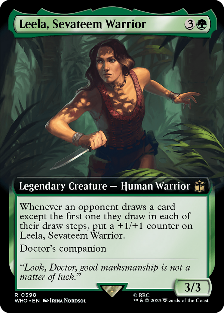 Leela, Sevateem Warrior (Extended Art) [Doctor Who] | PLUS EV GAMES 