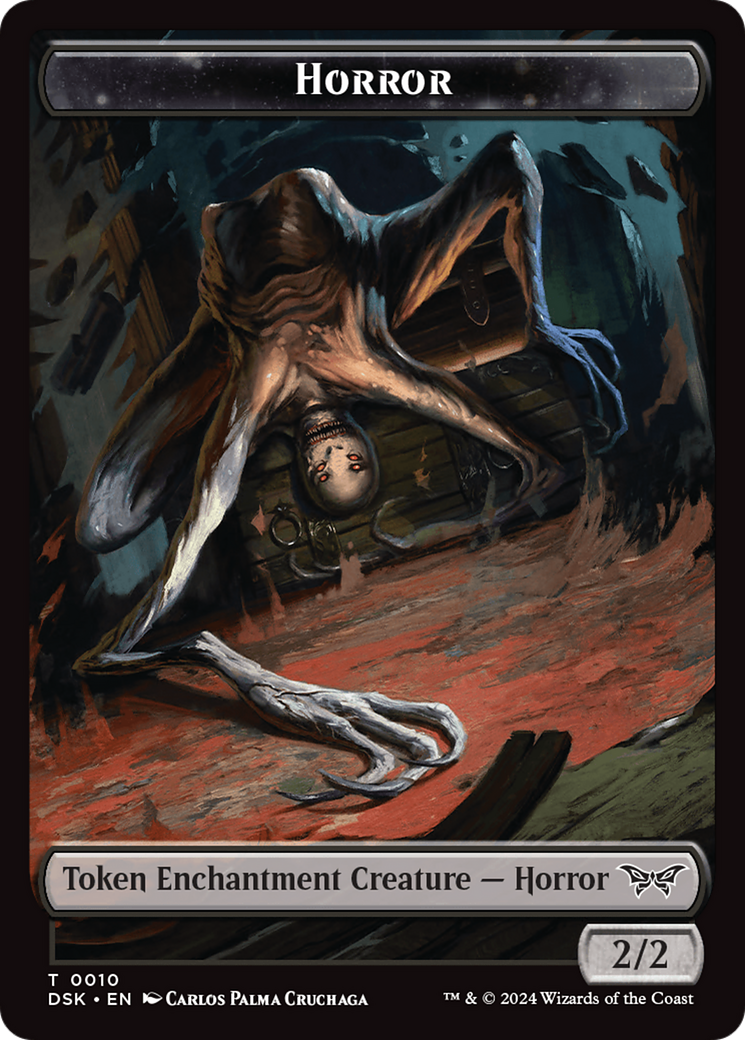 Horror Token [Duskmourn: House of Horror Tokens] | PLUS EV GAMES 