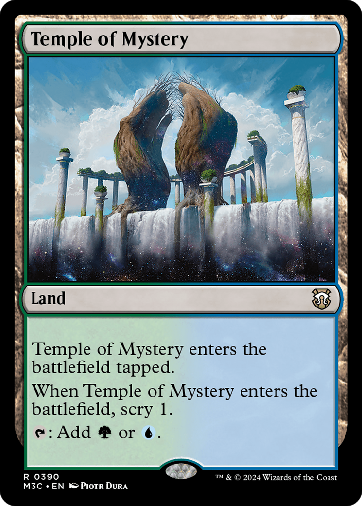 Temple of Mystery (Ripple Foil) [Modern Horizons 3 Commander] | PLUS EV GAMES 