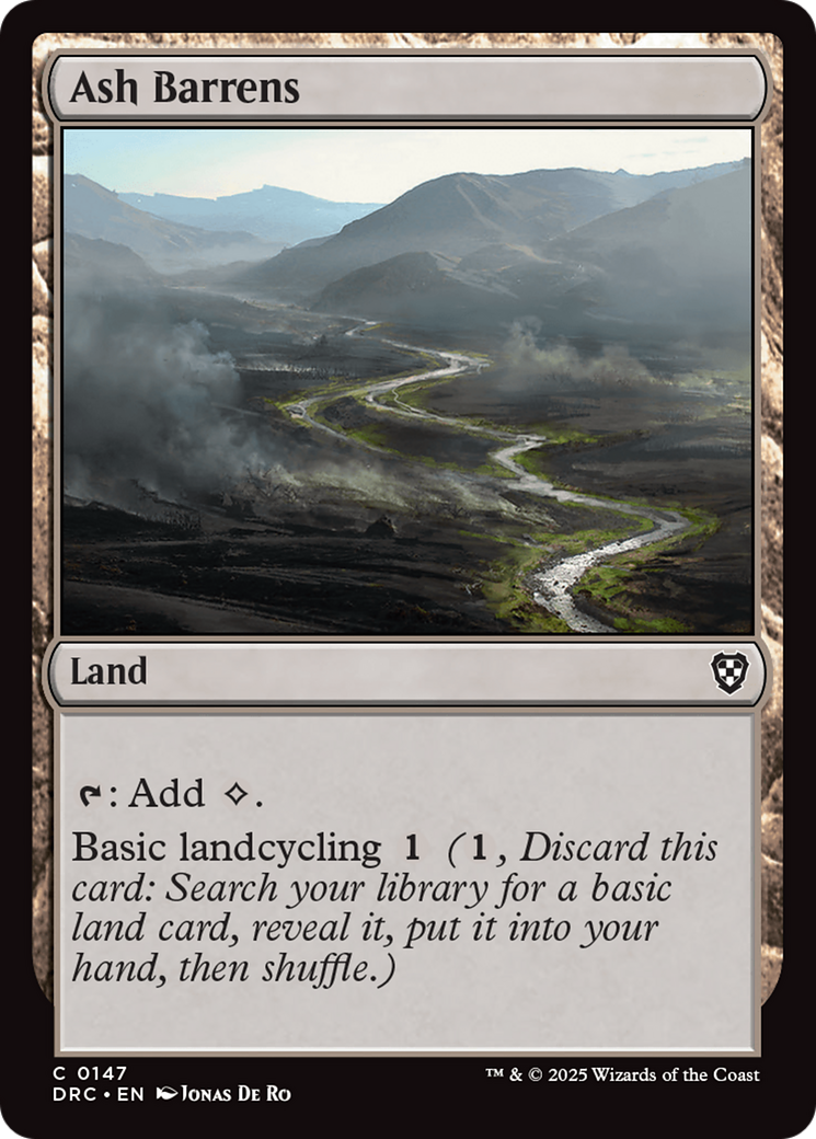 Ash Barrens [Aetherdrift Commander] | PLUS EV GAMES 