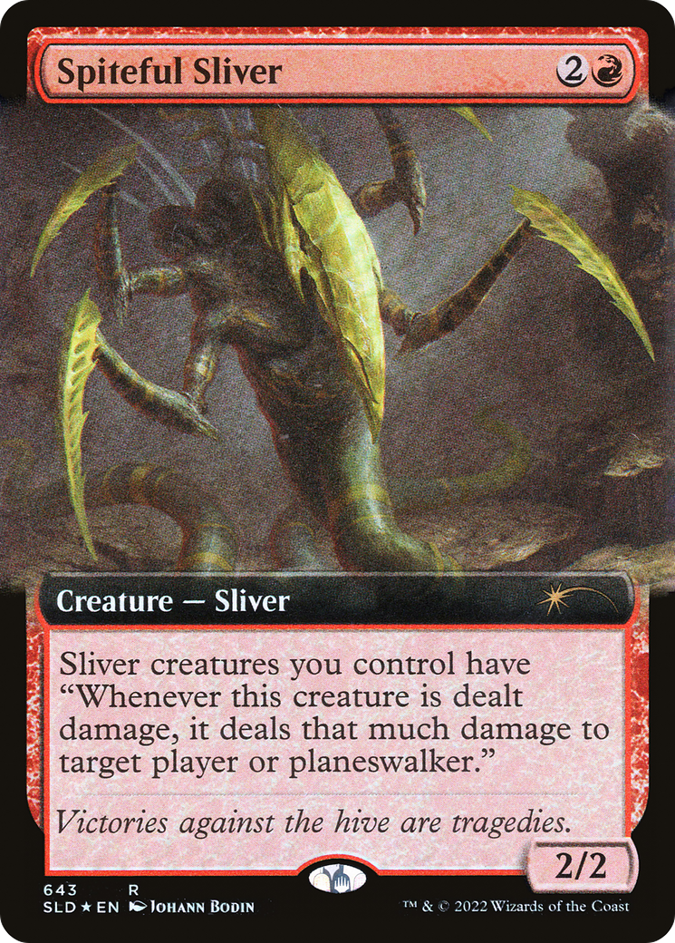 Spiteful Sliver (Extended Art) [Secret Lair Drop Promos] | PLUS EV GAMES 