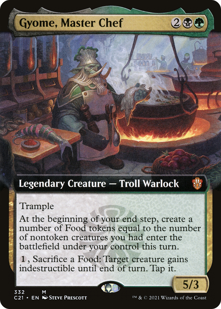 Gyome, Master Chef (Extended) [Commander 2021]