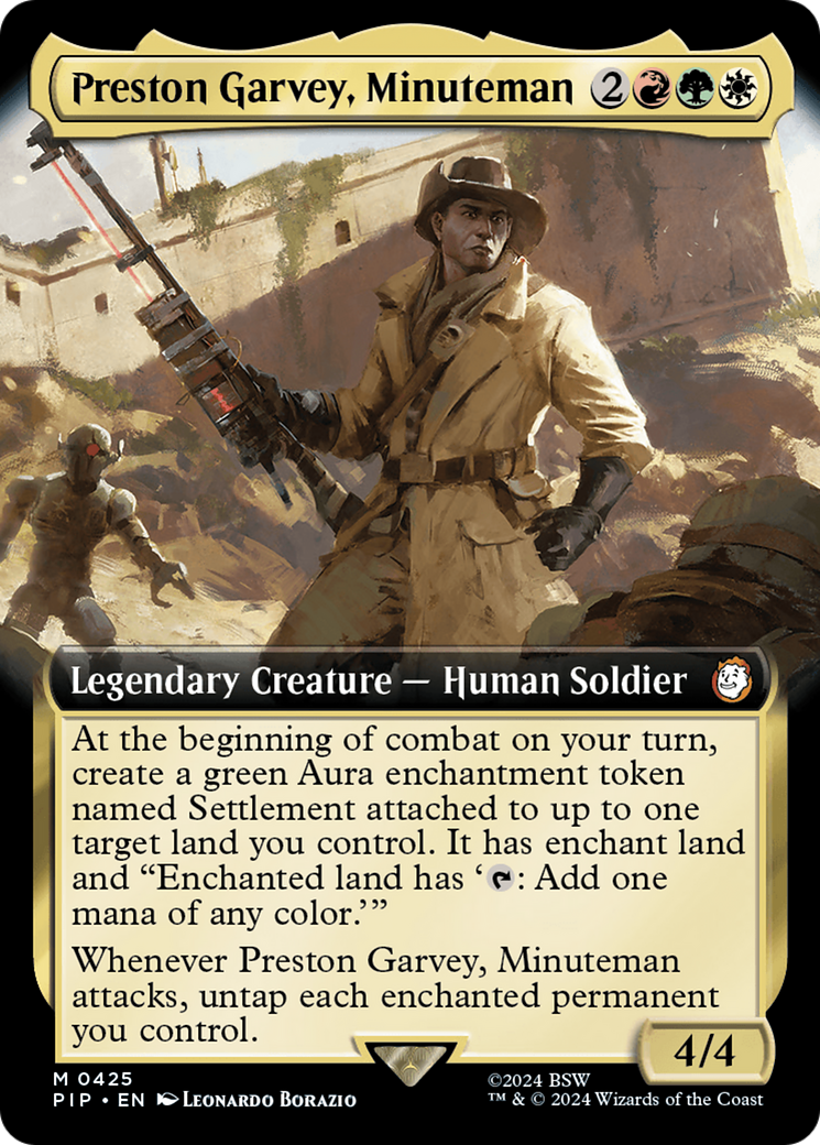 Preston Garvey, Minuteman (Extended Art) [Fallout] | PLUS EV GAMES 