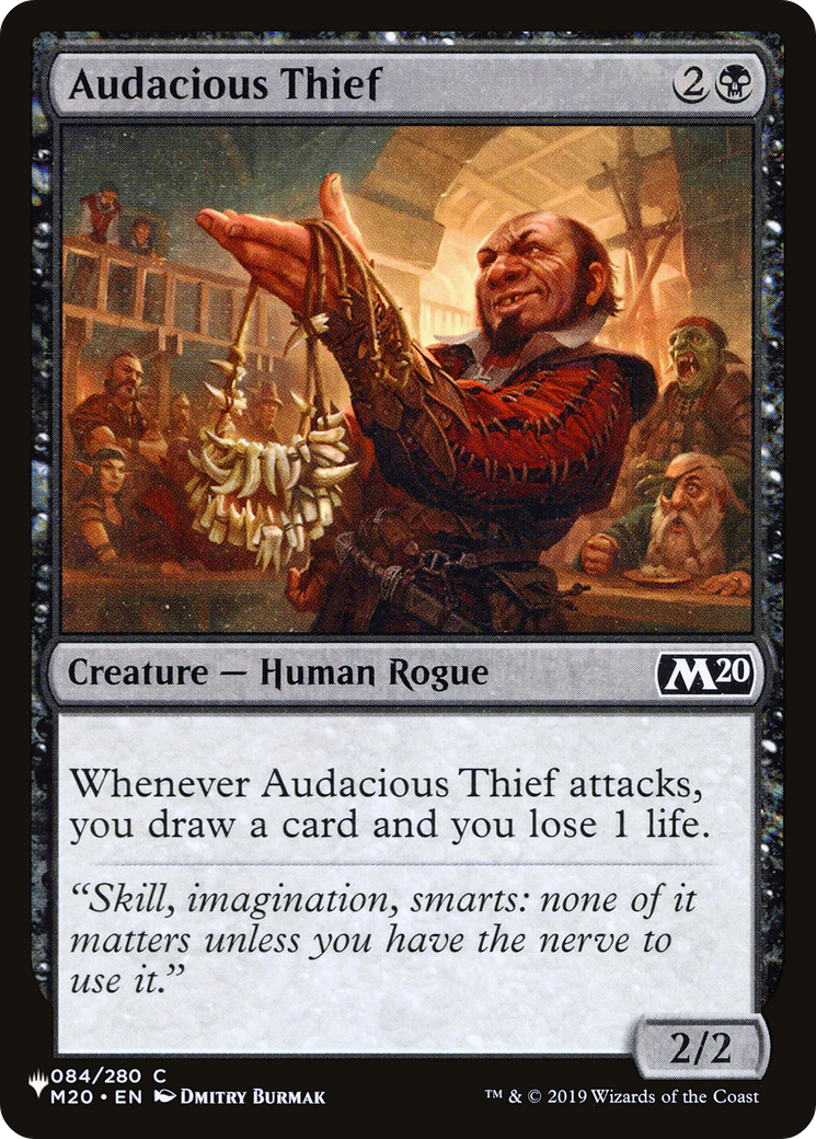 Audacious Thief [The List Reprints] | PLUS EV GAMES 