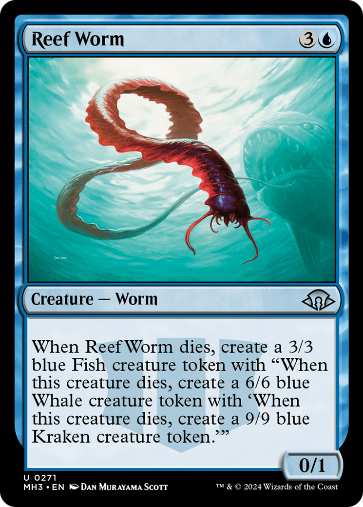 Reef Worm [Modern Horizons 3] | PLUS EV GAMES 