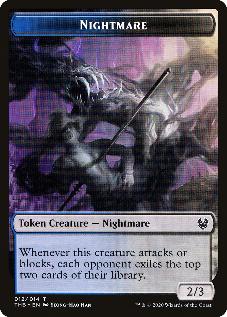 Nightmare [Theros Beyond Death Tokens]