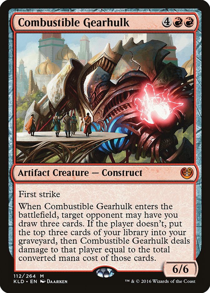 Combustible Gearhulk [Kaladesh] | PLUS EV GAMES 