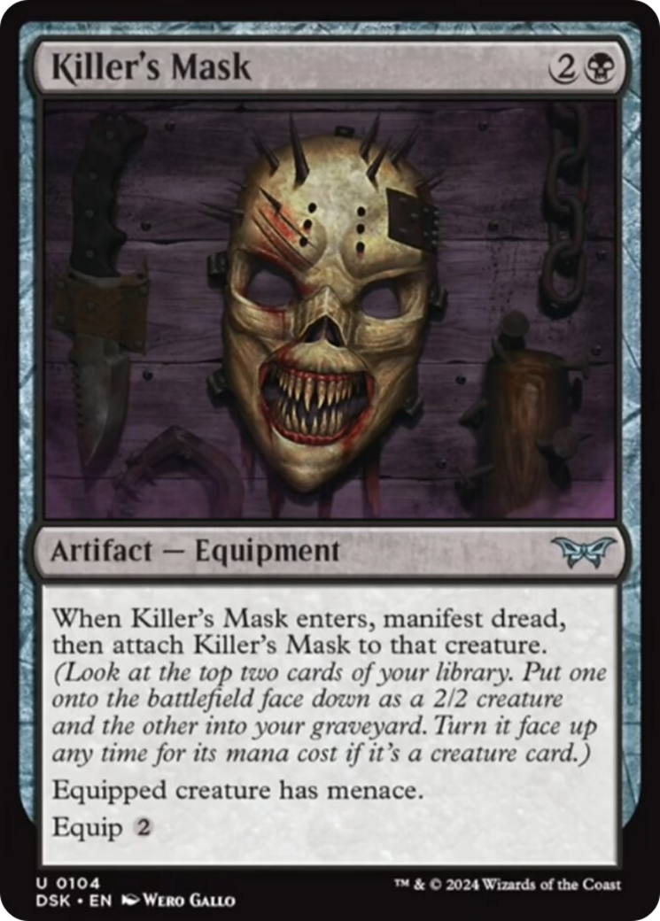 Killer's Mask [Duskmourn: House of Horror] | PLUS EV GAMES 