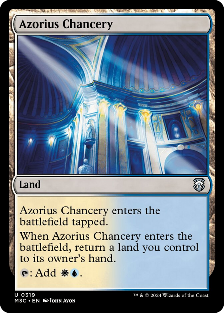 Azorius Chancery [Modern Horizons 3 Commander] | PLUS EV GAMES 