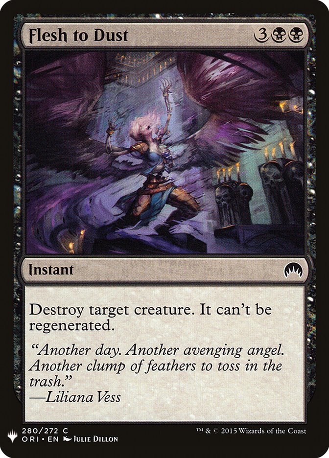 Flesh to Dust [Mystery Booster] | PLUS EV GAMES 
