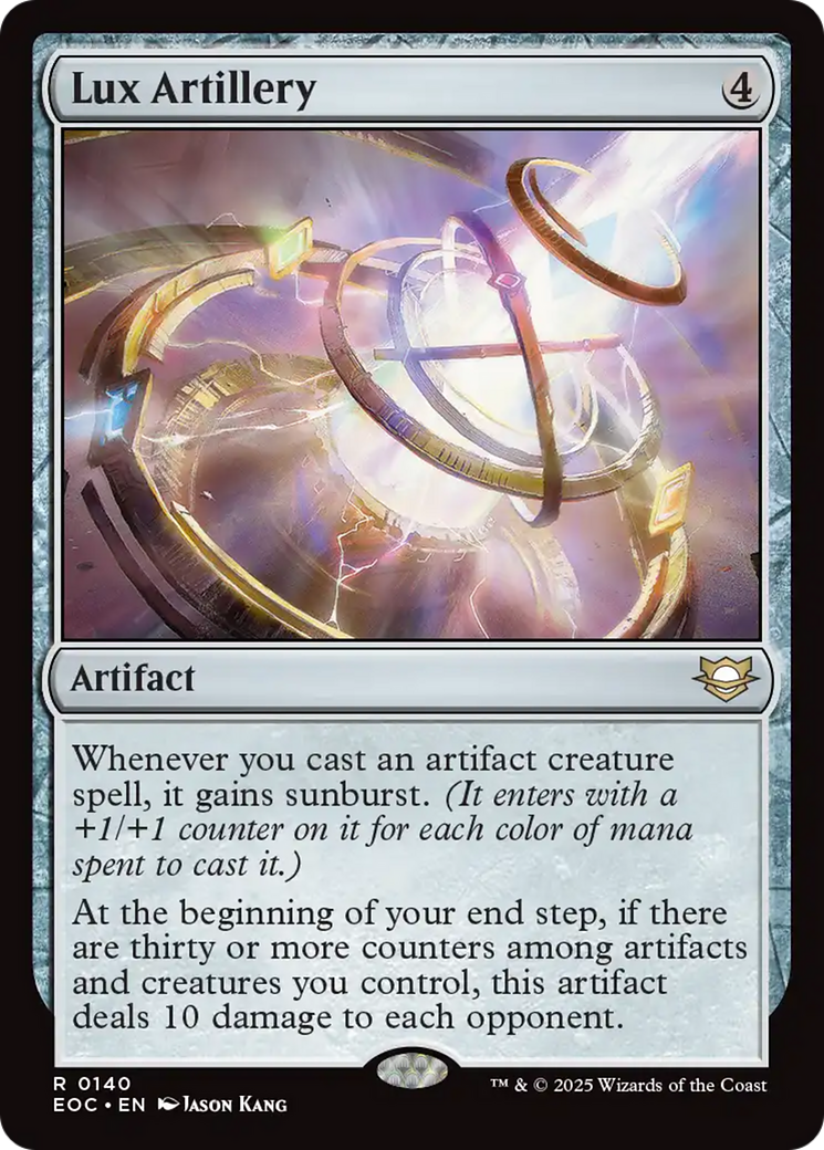 Lux Artillery [Edge of Eternities Commander] | PLUS EV GAMES 