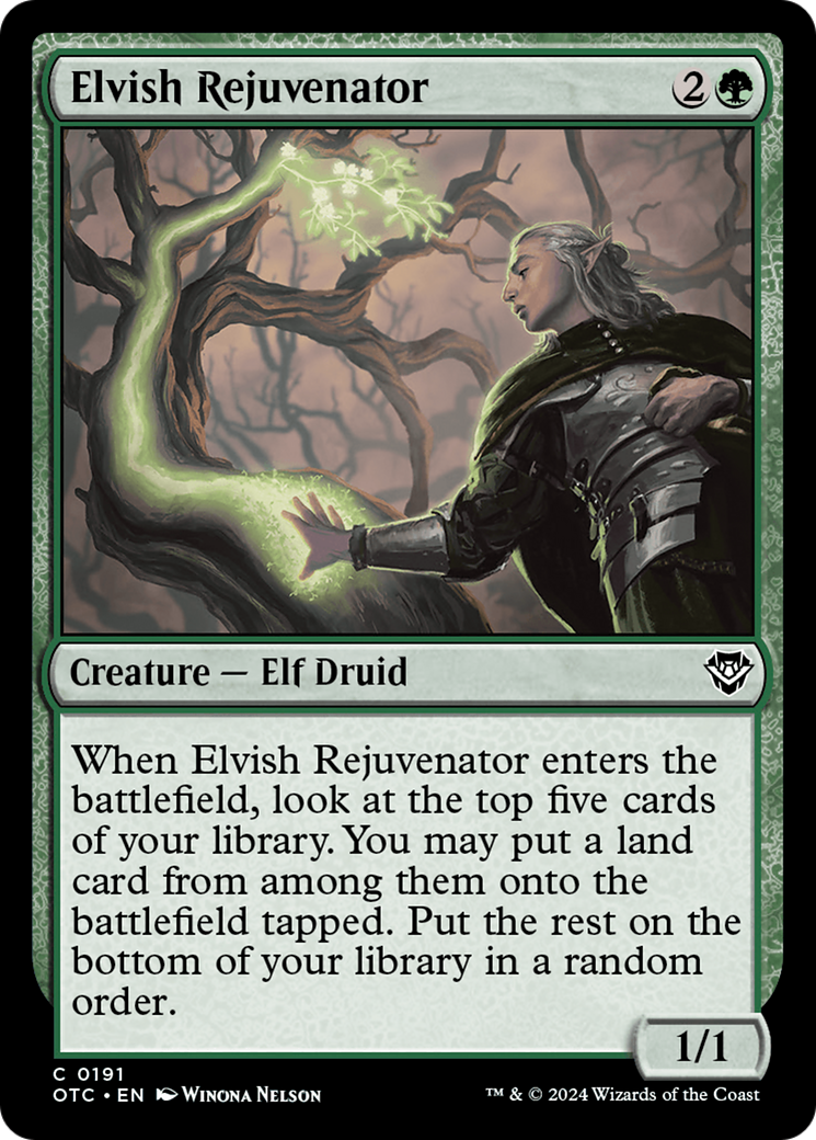 Elvish Rejuvenator [Outlaws of Thunder Junction Commander] | PLUS EV GAMES 