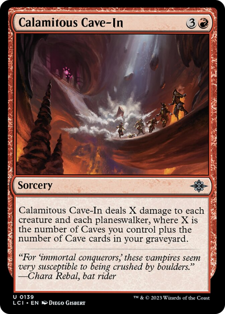 Calamitous Cave-In [The Lost Caverns of Ixalan] | PLUS EV GAMES 