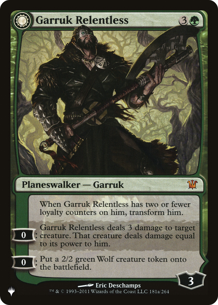 Garruk Relentless // Garruk, the Veil-Cursed [Secret Lair: From Cute to Brute] | PLUS EV GAMES 