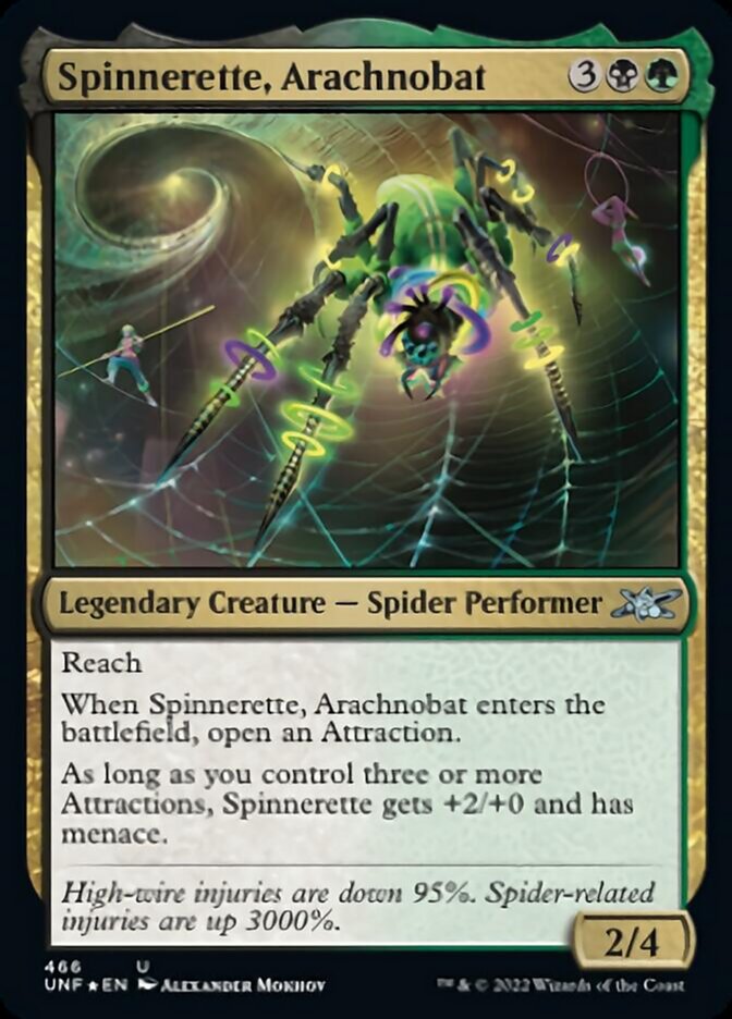 Spinnerette, Arachnobat (Galaxy Foil) [Unfinity] | PLUS EV GAMES 