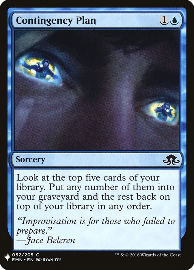 Contingency Plan [Mystery Booster] | PLUS EV GAMES 