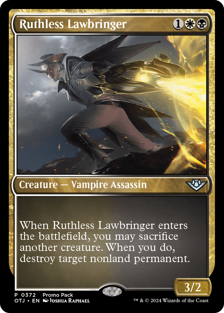 Ruthless Lawbringer (Promo Pack) [Outlaws of Thunder Junction Promos] | PLUS EV GAMES 