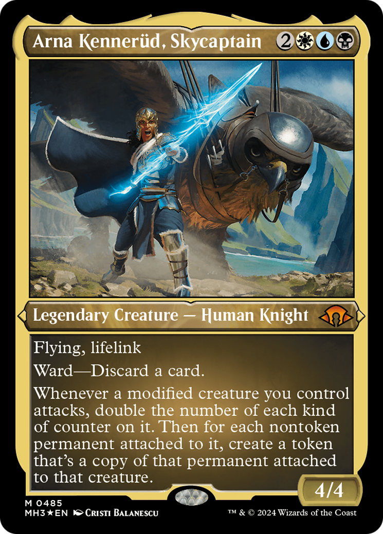 Arna Kennerud, Skycaptain (Foil Etched) [Modern Horizons 3] | PLUS EV GAMES 