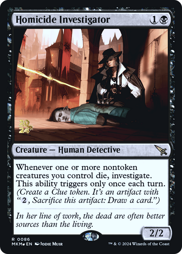 Homicide Investigator [Murders at Karlov Manor Prerelease Promos] | PLUS EV GAMES 