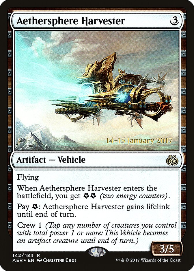 Aethersphere Harvester [Aether Revolt Prerelease Promos] | PLUS EV GAMES 