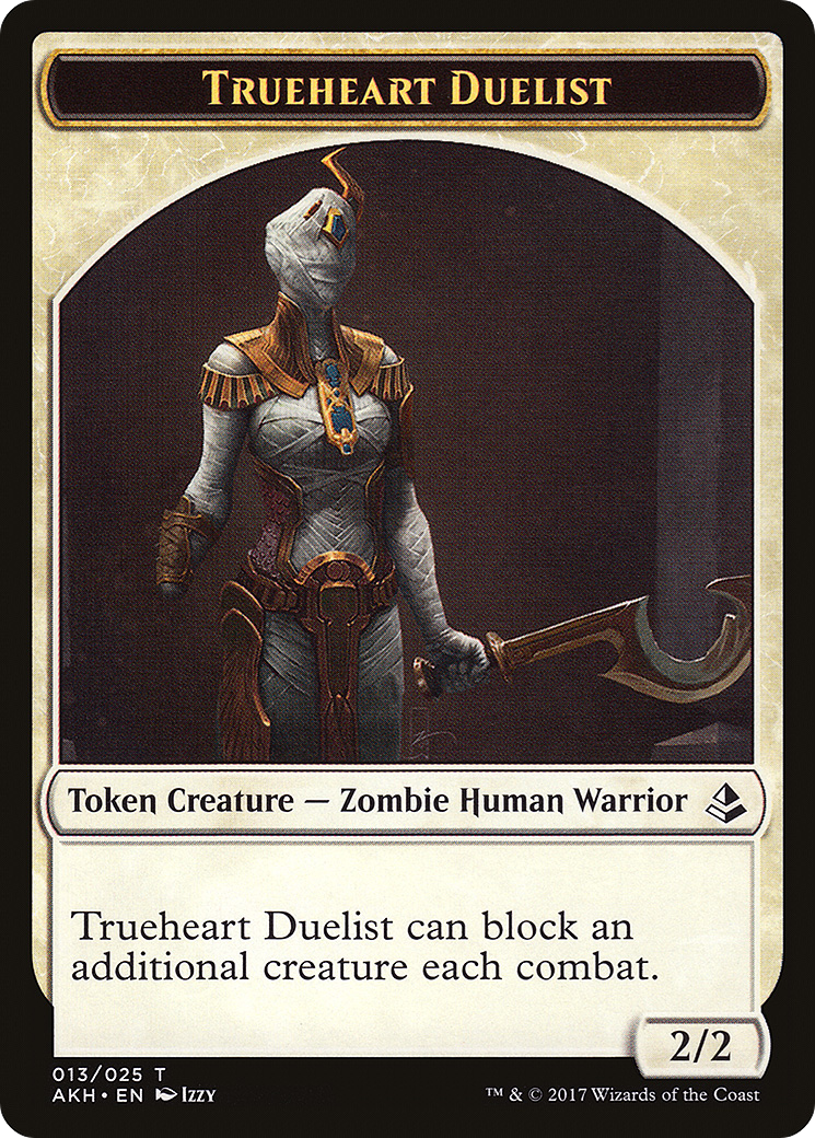 Trueheart Duelist [Amonkhet Tokens]