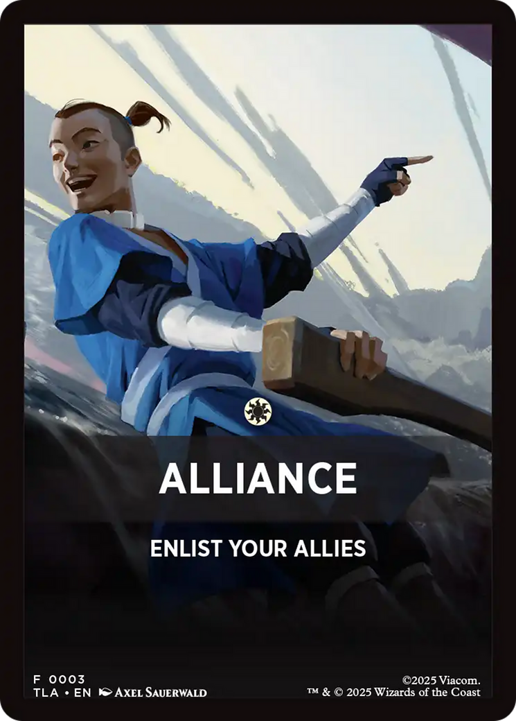 Alliance Theme Card [Avatar: The Last Airbender Tokens] | PLUS EV GAMES 