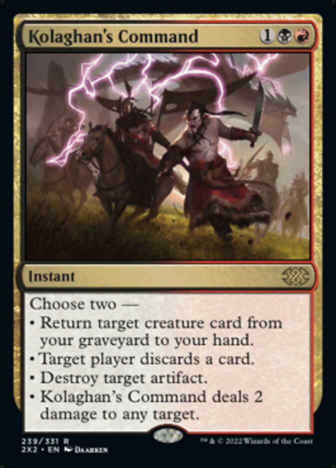 Kolaghan's Command [Double Masters 2022] | PLUS EV GAMES 