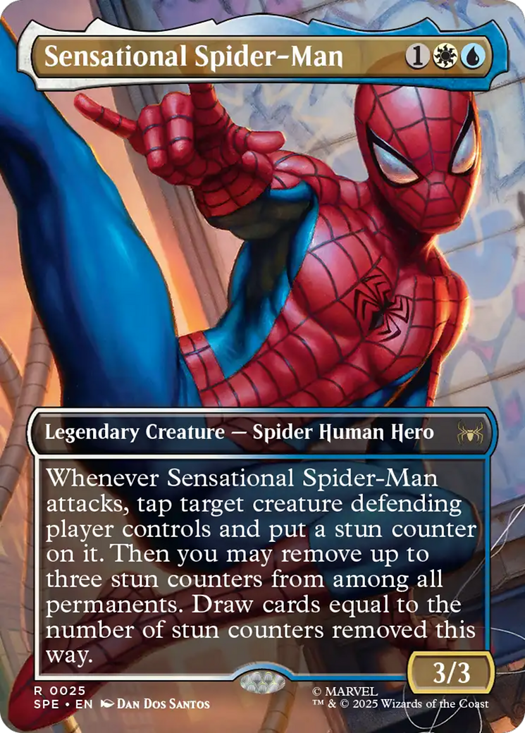 Sensational Spider-Man (Borderless) [Marvel's Spider-Man: Eternal-Legal] | PLUS EV GAMES 