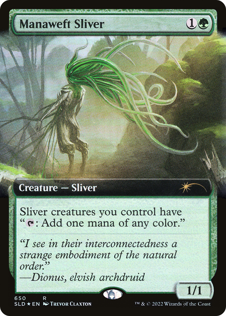 Manaweft Sliver (Extended Art) [Secret Lair Drop Promos] | PLUS EV GAMES 