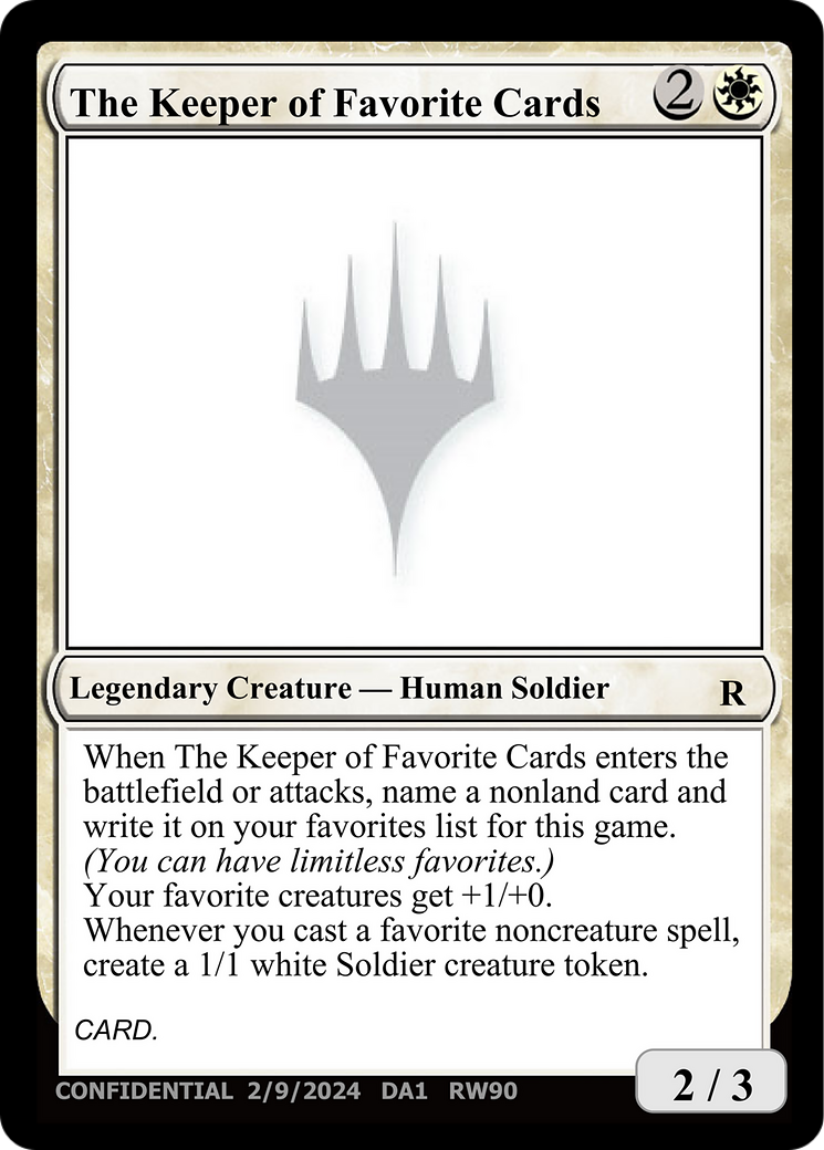 The Keeper of Favorite Cards [Unknown Event] | PLUS EV GAMES 