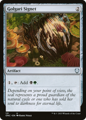 Golgari Signet [Phyrexia: All Will Be One Commander] | PLUS EV GAMES 