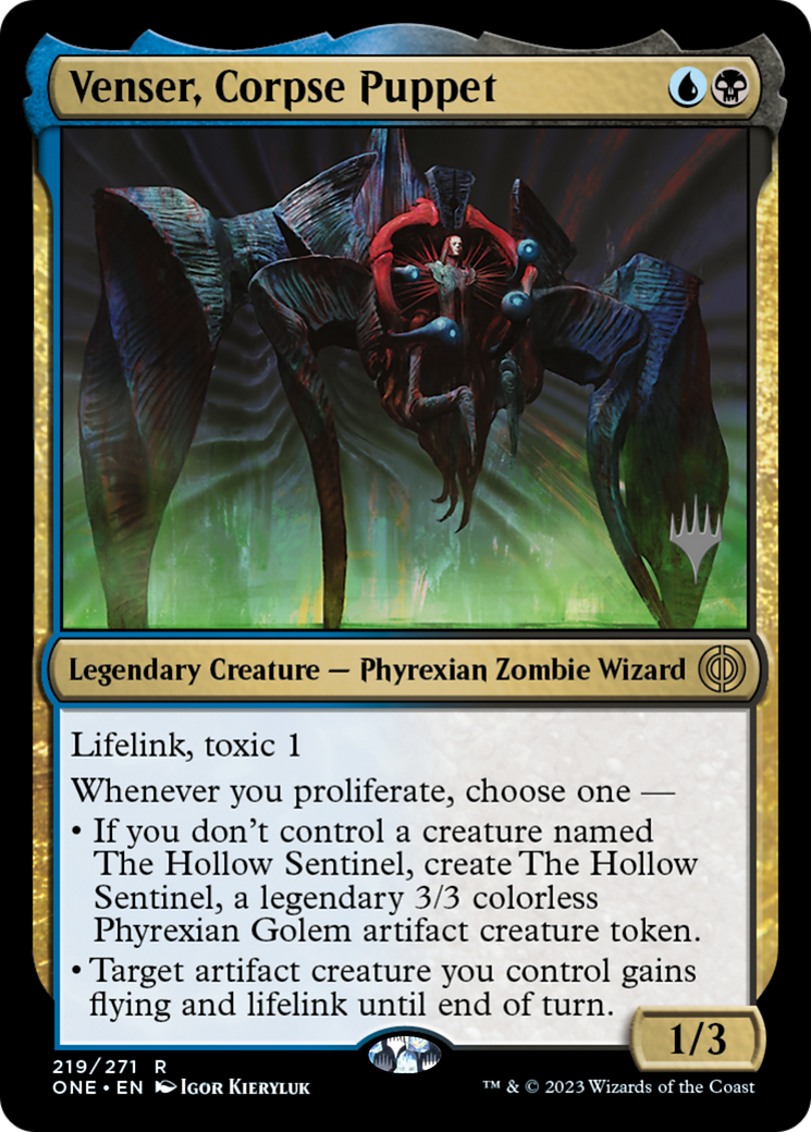 Venser, Corpse Puppet (Promo Pack) [Phyrexia: All Will Be One Promos] | PLUS EV GAMES 