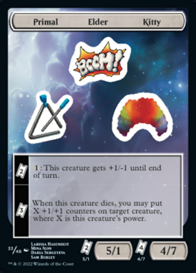 Primal Elder Kitty [Unfinity Stickers] | PLUS EV GAMES 