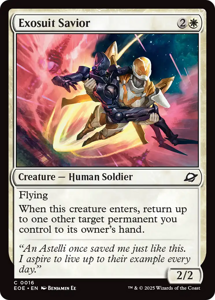 Exosuit Savior [Edge of Eternities] | PLUS EV GAMES 