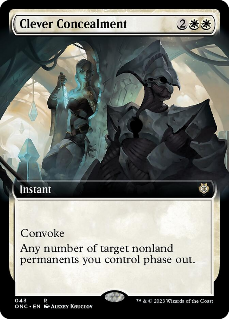 Clever Concealment (Extended Art) [Phyrexia: All Will Be One Commander] | PLUS EV GAMES 