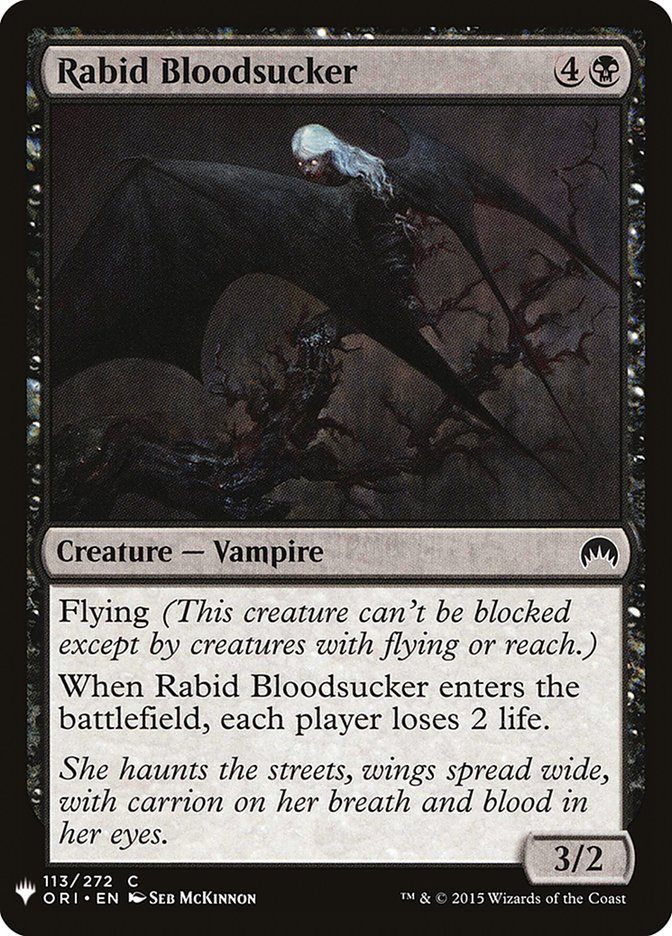 Rabid Bloodsucker [Mystery Booster] | PLUS EV GAMES 