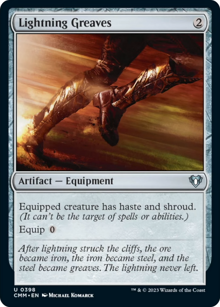 Lightning Greaves [Commander Masters] | PLUS EV GAMES 