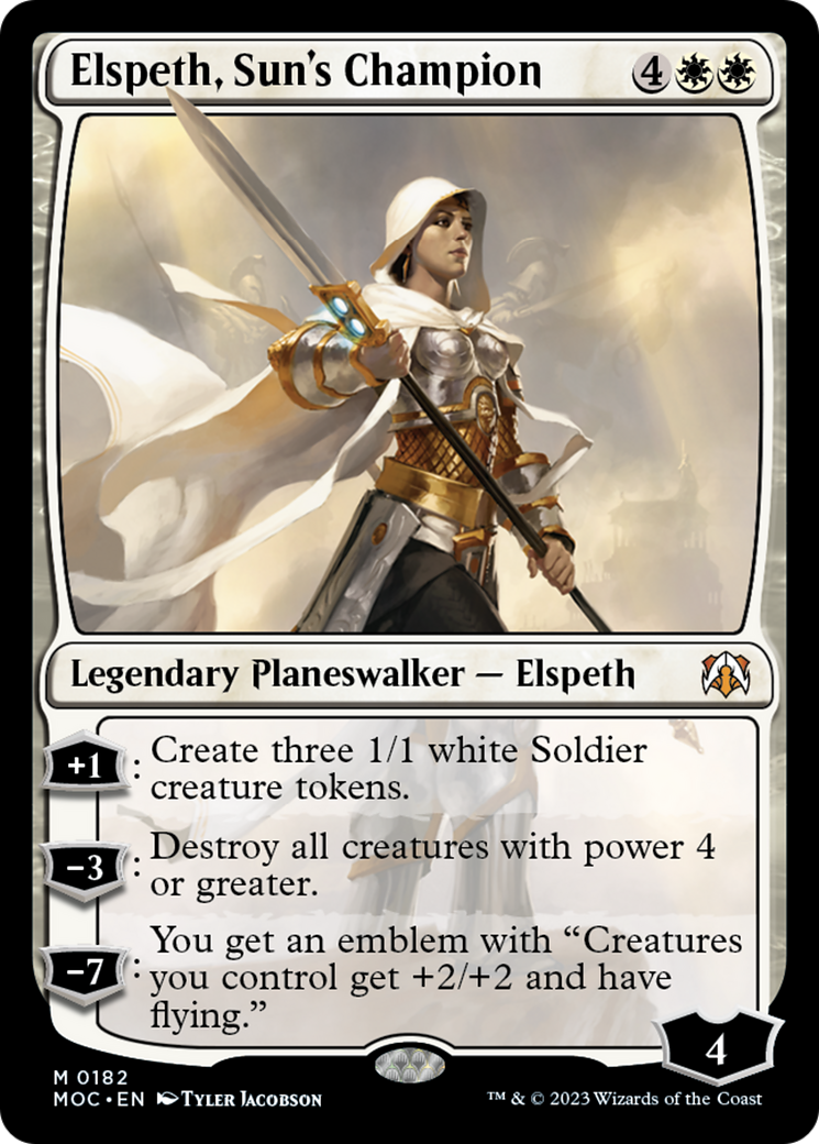 Elspeth, Sun's Champion [March of the Machine Commander] | PLUS EV GAMES 