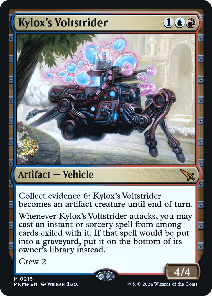 Kylox's Voltstrider [Murders at Karlov Manor Prerelease Promos] | PLUS EV GAMES 