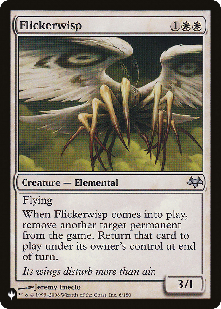 Flickerwisp [The List Reprints] | PLUS EV GAMES 