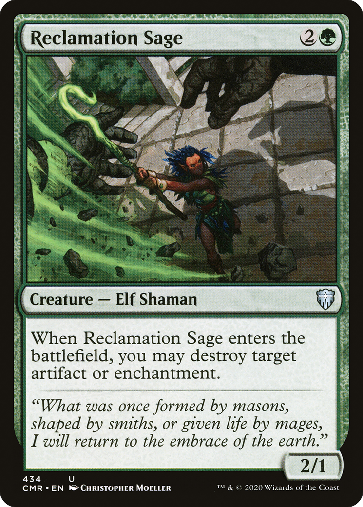 Reclamation Sage [Commander Legends Commander Deck]