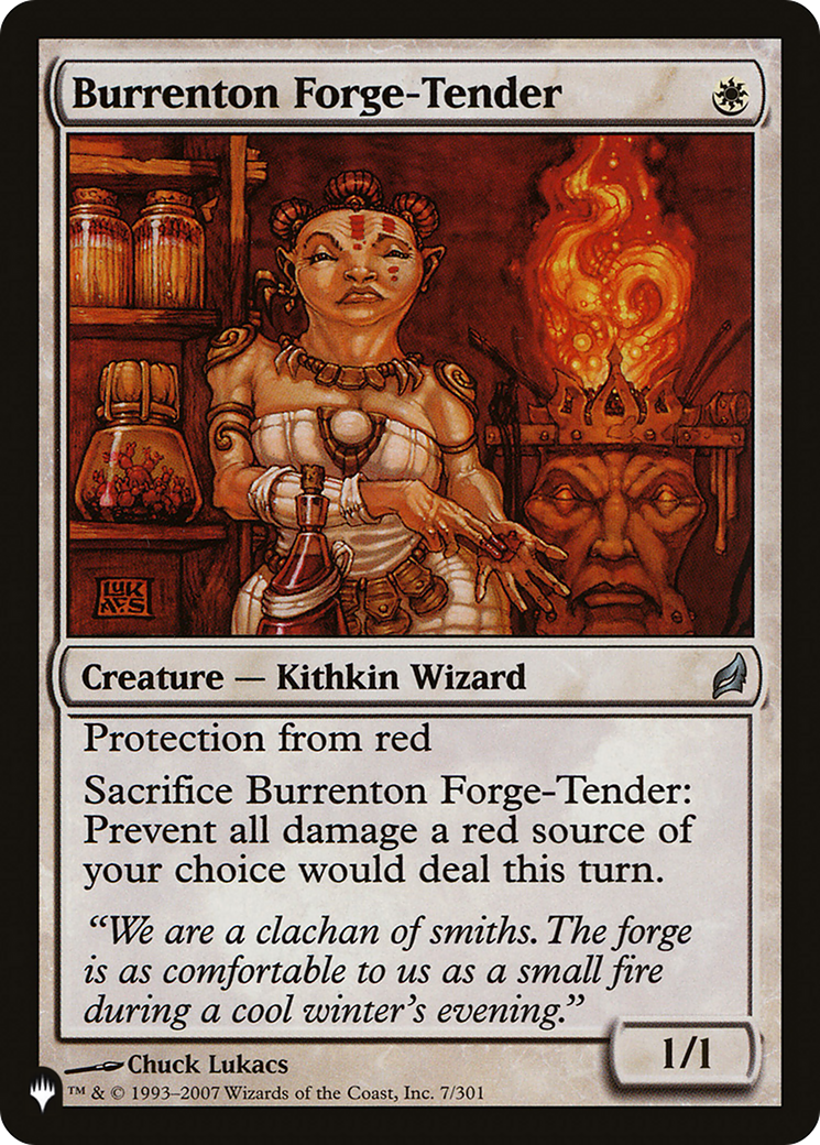 Burrenton Forge-Tender [The List Reprints] | PLUS EV GAMES 