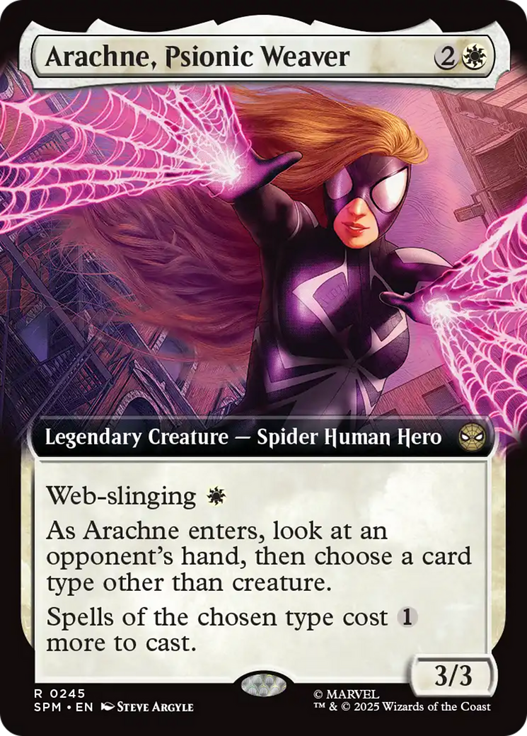 Arachne, Psionic Weaver (Extended Art) [Marvel's Spider-Man] | PLUS EV GAMES 