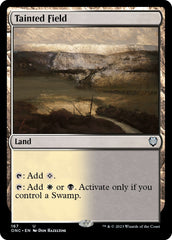 Tainted Field [Phyrexia: All Will Be One Commander] | PLUS EV GAMES 