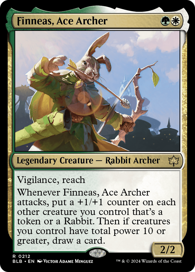 Finneas, Ace Archer [Bloomburrow] | PLUS EV GAMES 