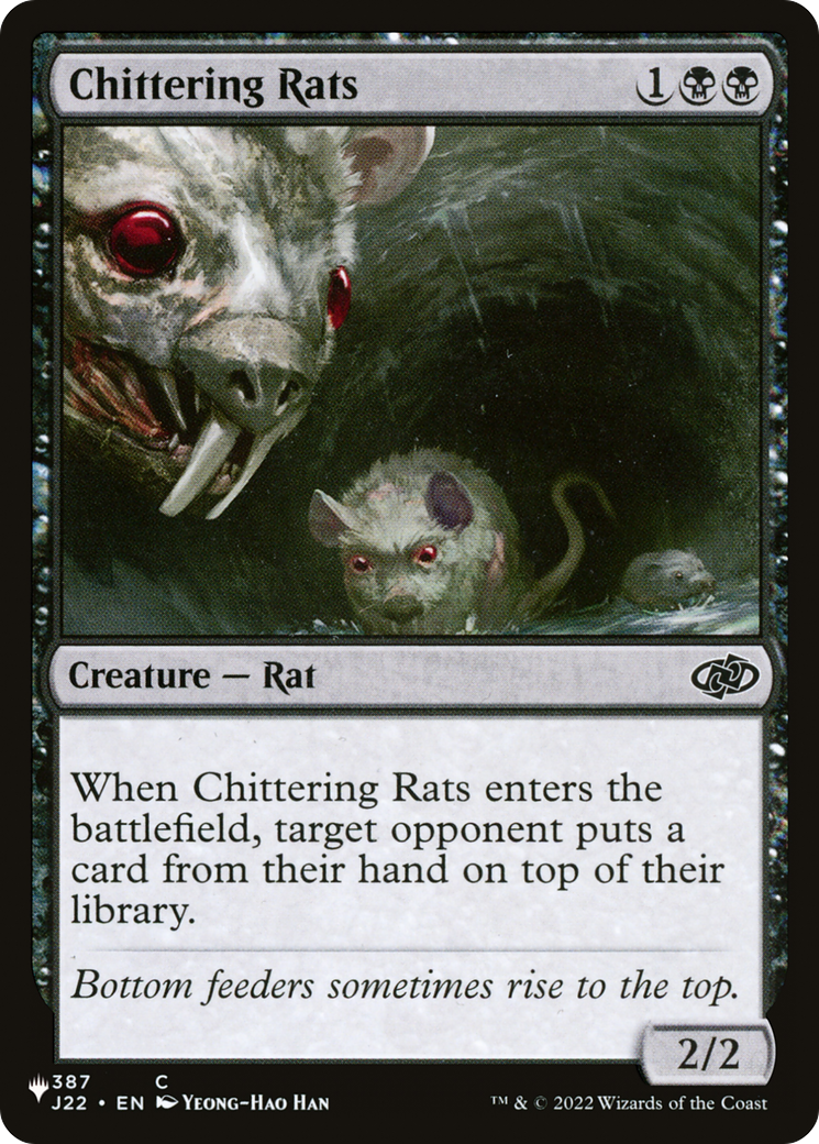 Chittering Rats [The List] | PLUS EV GAMES 