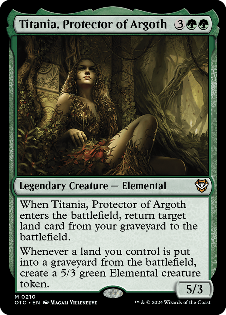 Titania, Protector of Argoth [Outlaws of Thunder Junction Commander] | PLUS EV GAMES 