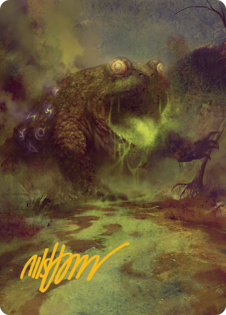 The Gitrog Monster Art Card (Gold-Stamped Signature) [Bloomburrow Art Series] | PLUS EV GAMES 